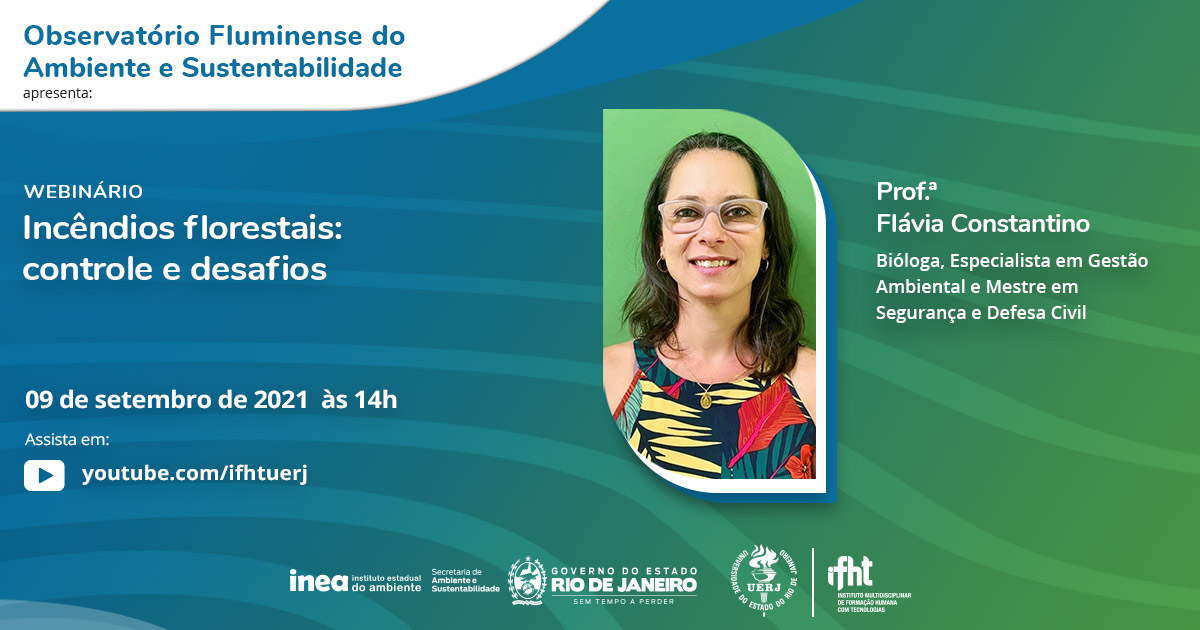 WEBINÁRIO - Incêndios Florestais: Controle e desafios