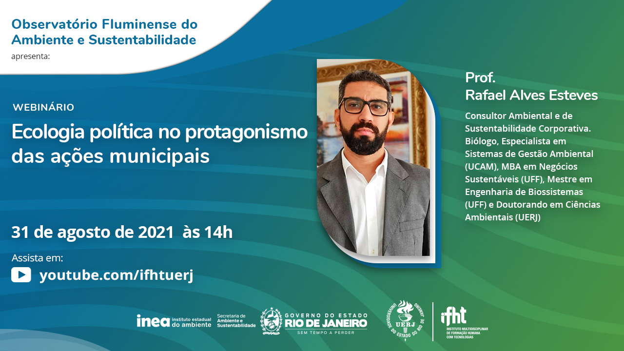 WEBINÁRIO - Ecologia Política no protagonismo das ações municipais 